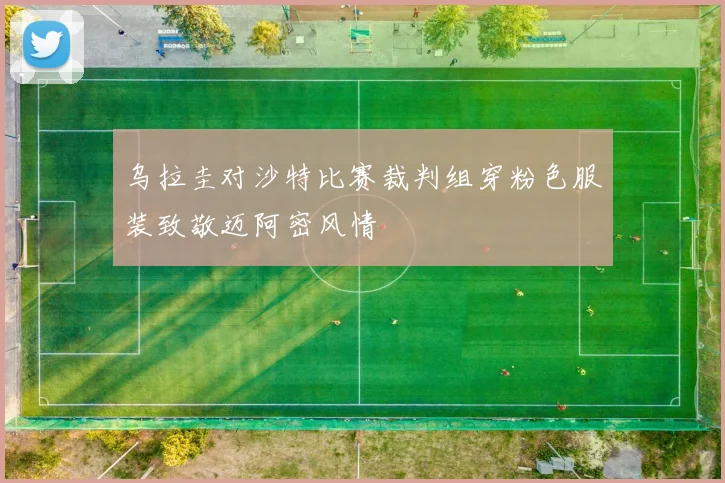 乌拉圭对沙特比赛裁判组穿粉色服装致敬迈阿密风情